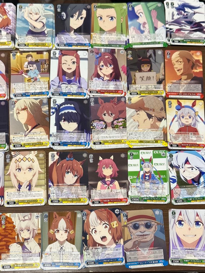 ヴァイスシュヴァルツ　ウマ娘　シンデレラグレイ　シングレ　RR以下4コン