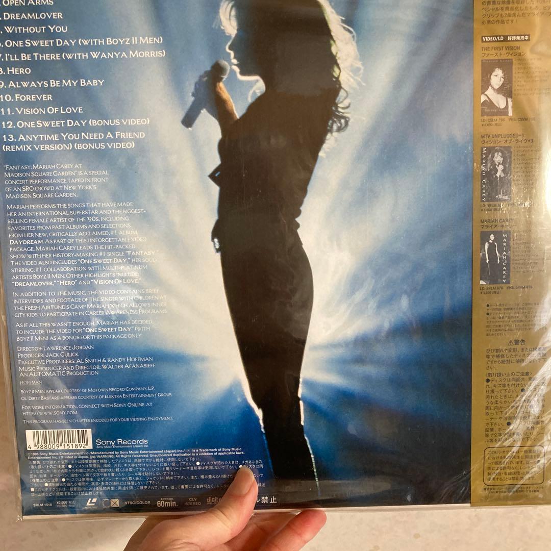 マライア・キャリー　レーザーディスク 3枚セットで