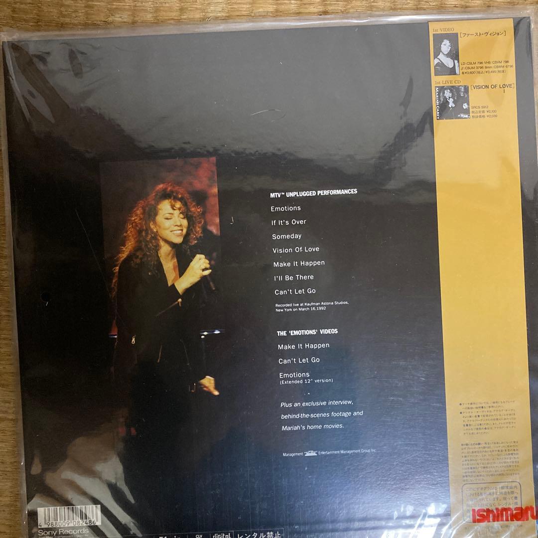 マライア・キャリー　レーザーディスク 3枚セットで