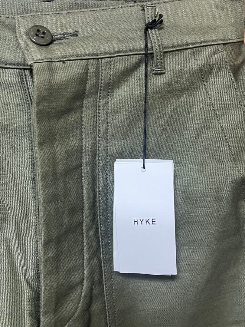【週末値下げ】HYKE☆BACK SATIN BAKER PANTS ２