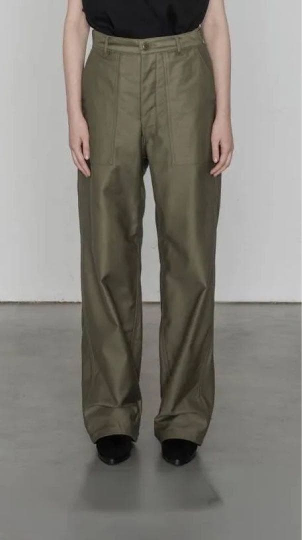 【週末値下げ】HYKE☆BACK SATIN BAKER PANTS ２