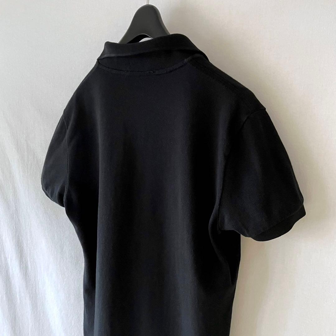 美品 ラルフローレン ポロシャツ 黒 スキニー L 鹿の子