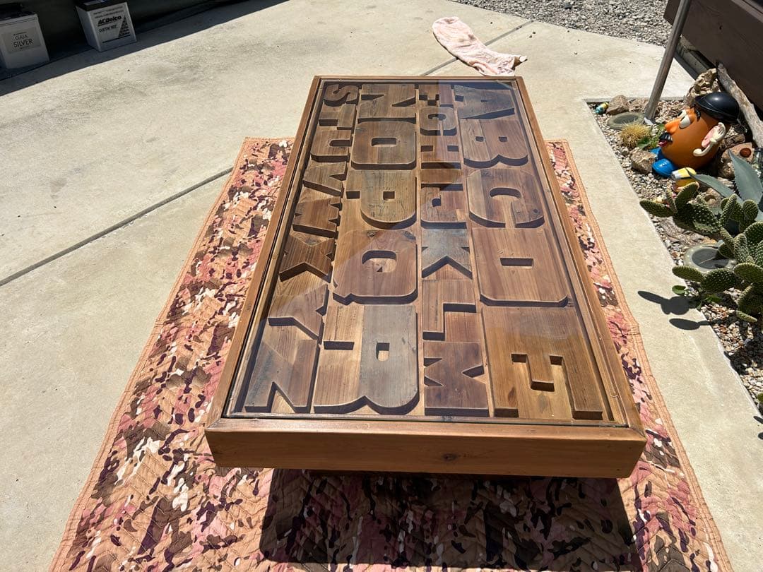 ABCテーブル クラッシュゲート ノットアンティークス　中古品