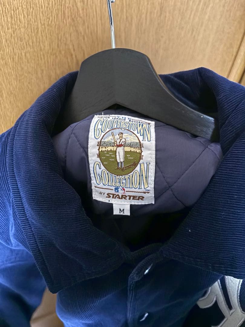 90'sニューヨーク・ヤンキース スタジャン ネイビー