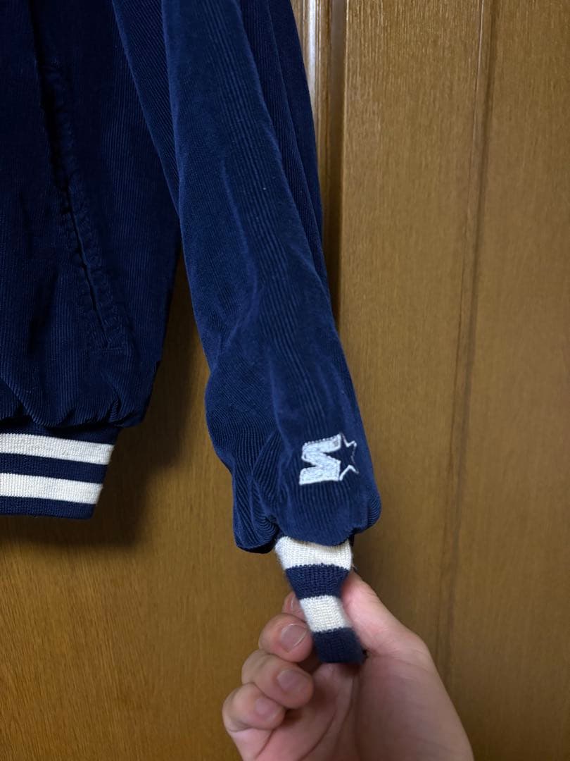 90'sニューヨーク・ヤンキース スタジャン ネイビー