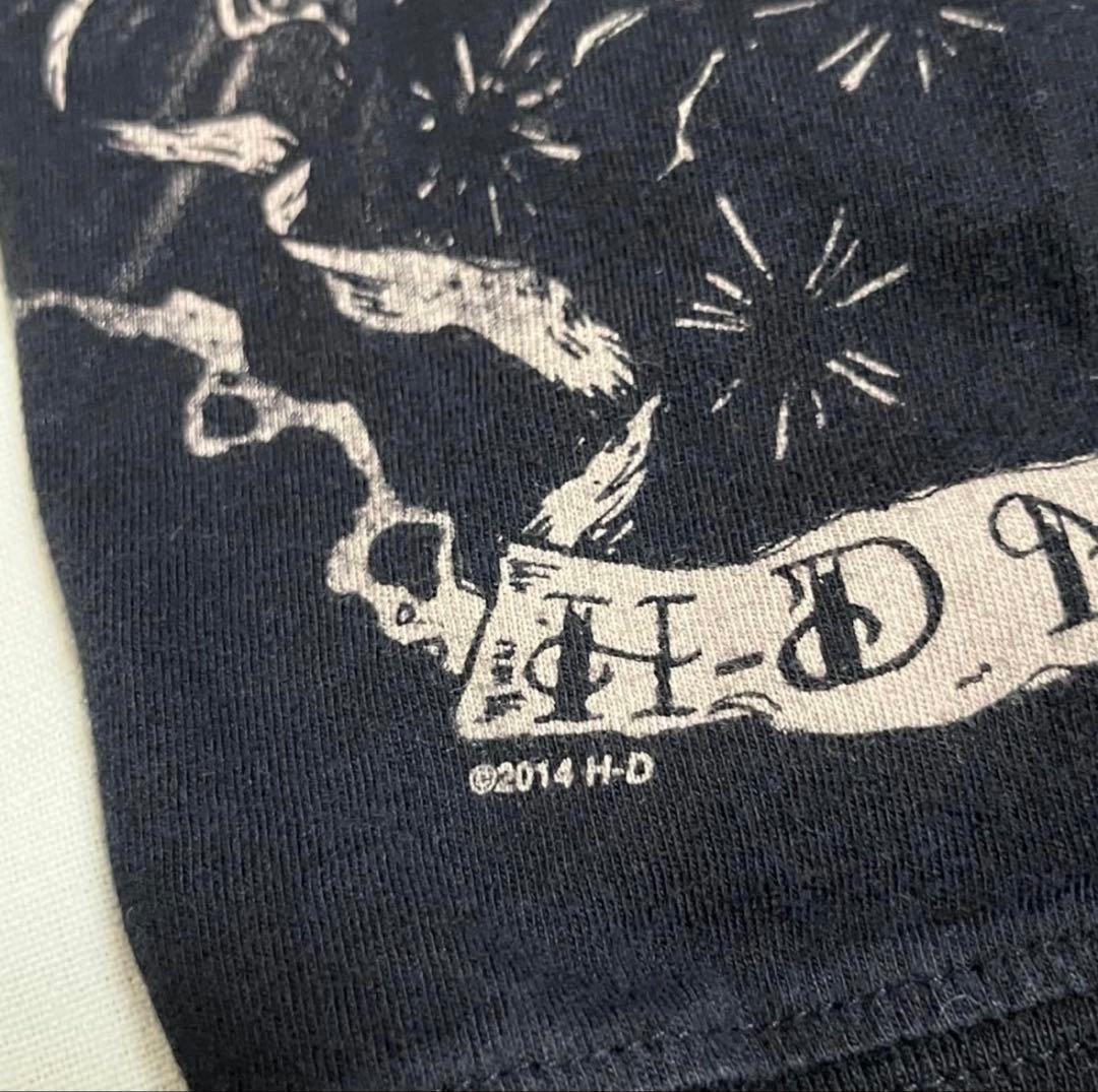 USA製　ハーレーダビッドソン　スカル タトゥー　ロンT XL