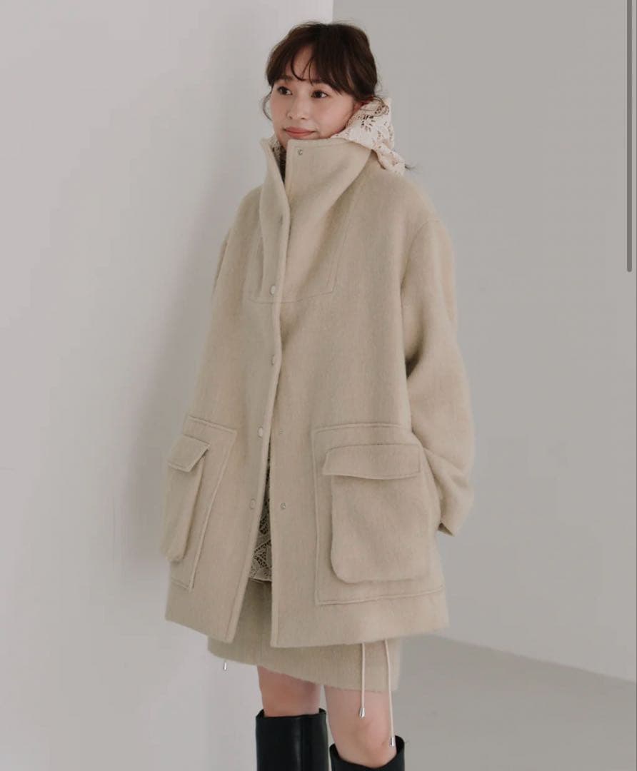 Hella ヘラwool shaggy coat ウールシャギーコート 2025