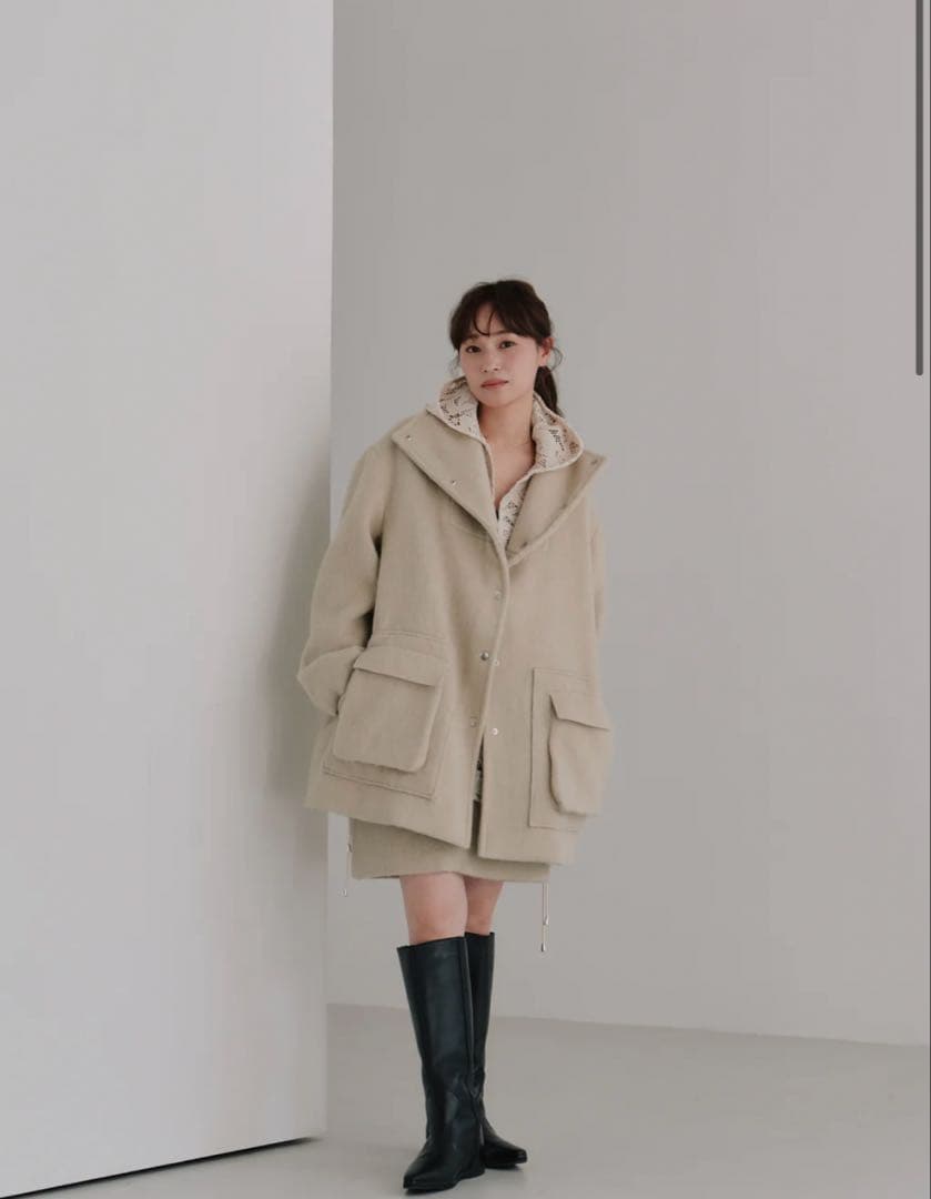 Hella ヘラwool shaggy coat ウールシャギーコート 2025