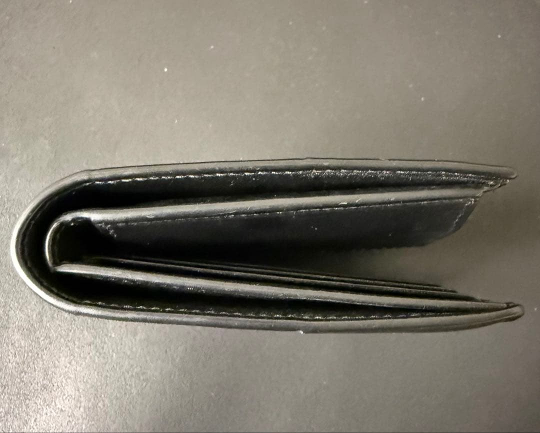 美品　Bottega Veneta 二つ折り財布 ブラック