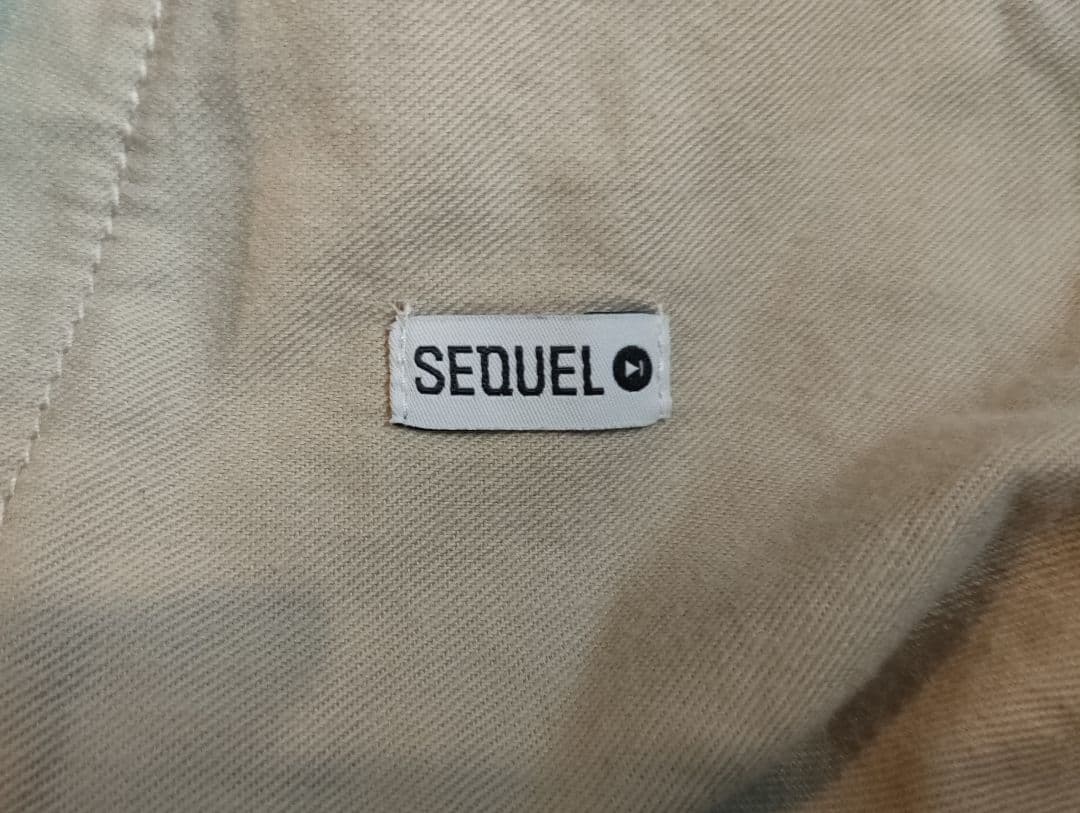 サイズL SEQUEL TYPE-XF ベージュ チノパン　シークエル