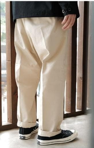 サイズL SEQUEL TYPE-XF ベージュ チノパン　シークエル