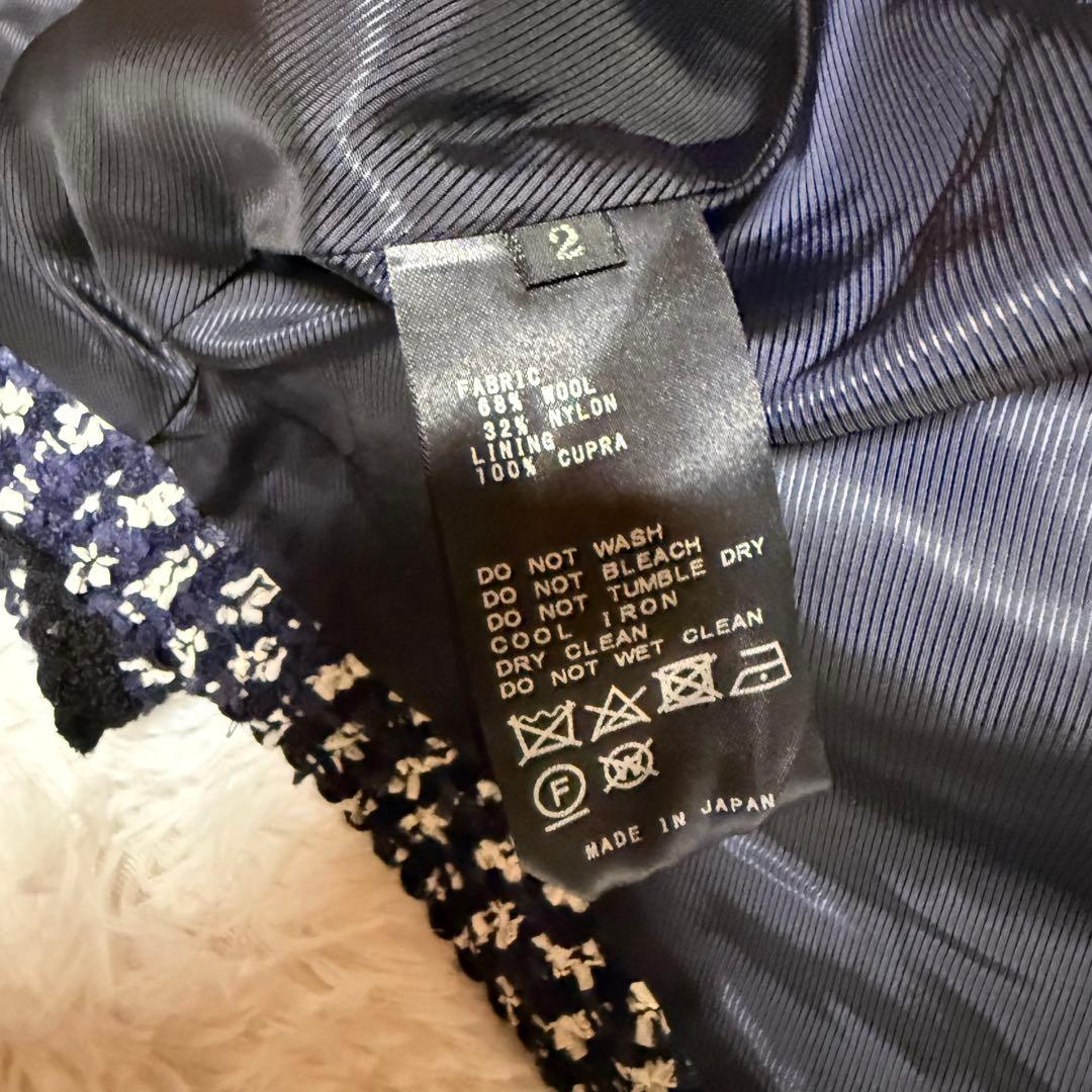 ✨新品タグ付✨LINTON リントン シャネルツイード ジャケット 金ボタン