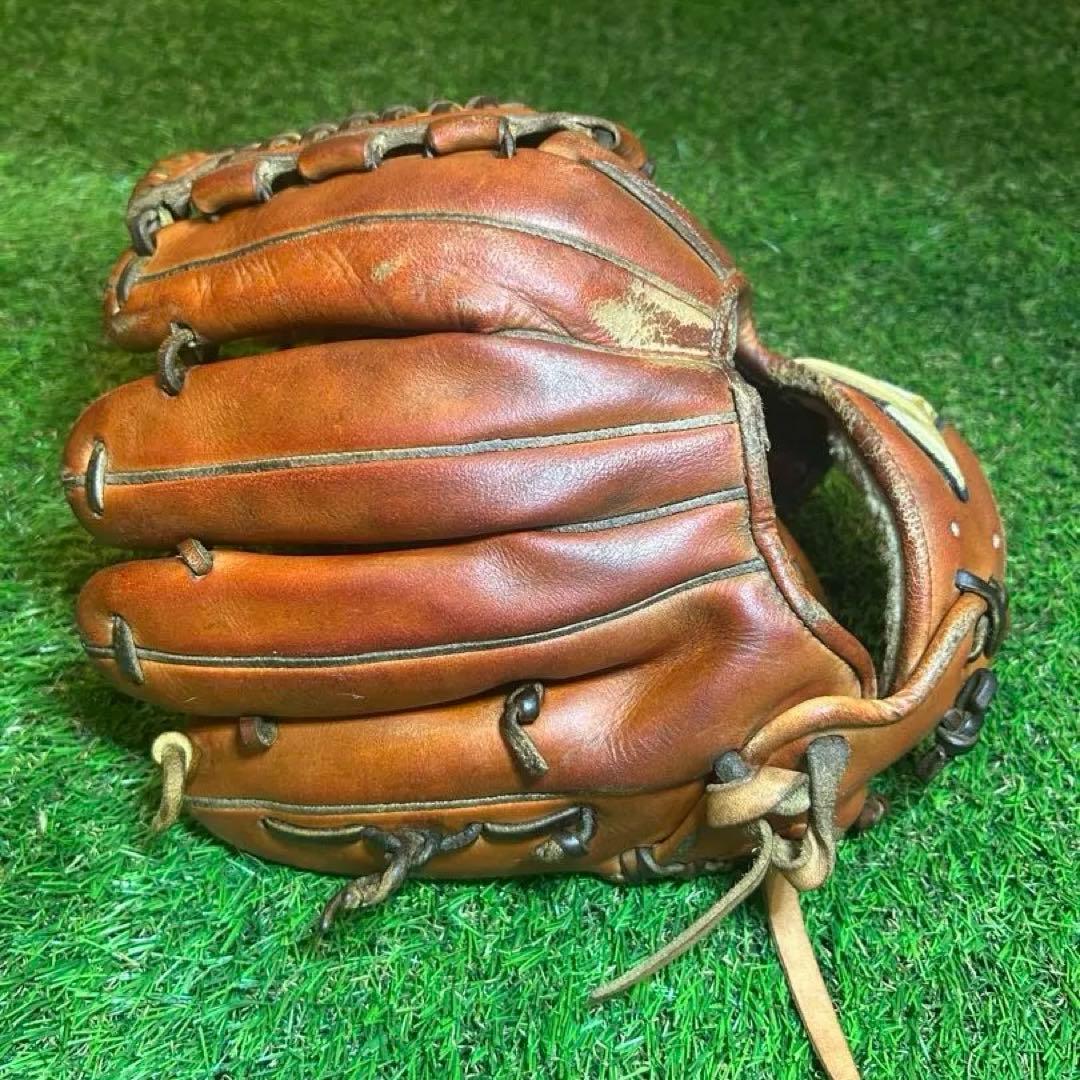 【良型即戦力】『MIZUNO（グローバルエリート）』軟式野球グローブ オレンジ