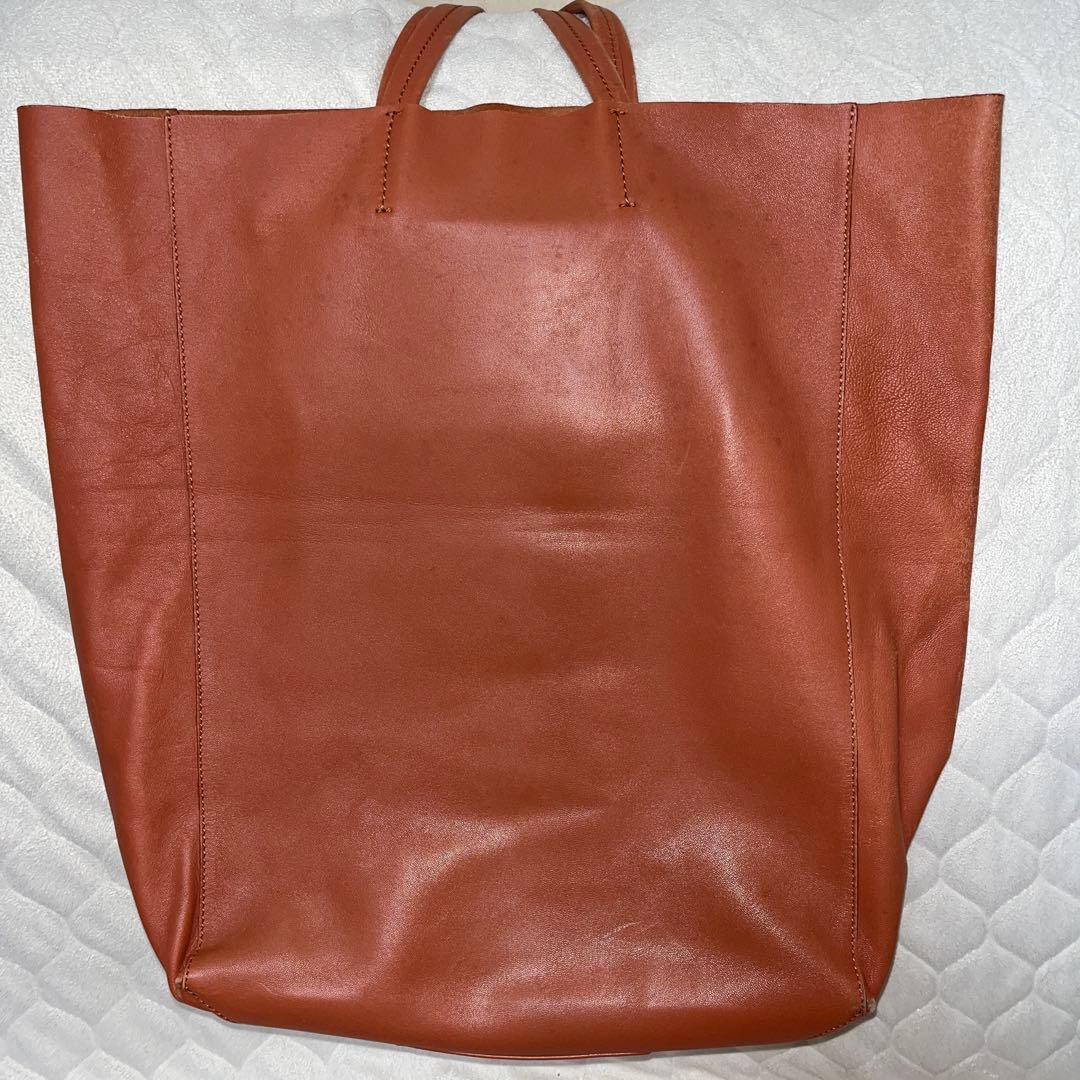 セリーヌ ホリゾンタルカバ トートバッグ レザー