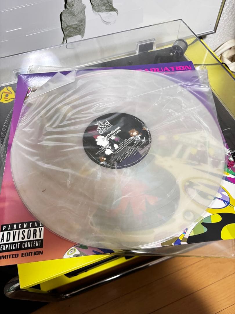【値下げ】Kanye West - Graduation 限定版クリアレコード