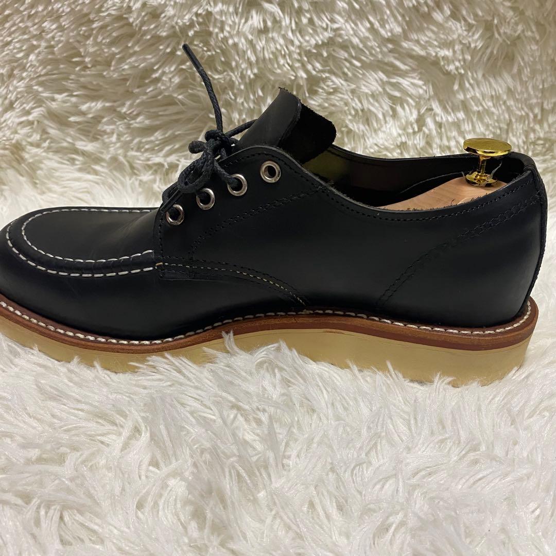 ✨美品✨チペワ モックトゥ オックスフォード革靴ブラック黒ローカット