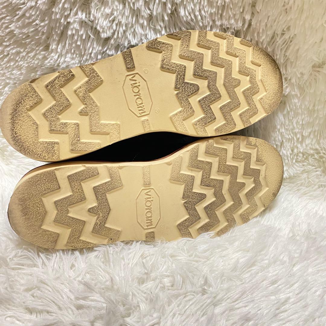 ✨美品✨チペワ モックトゥ オックスフォード革靴ブラック黒ローカット