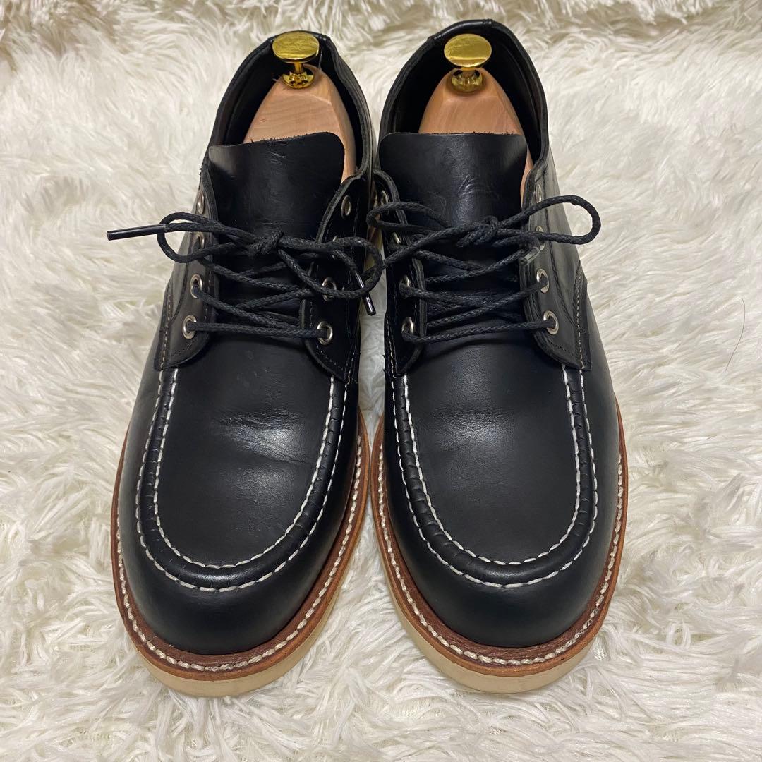 ✨美品✨チペワ モックトゥ オックスフォード革靴ブラック黒ローカット