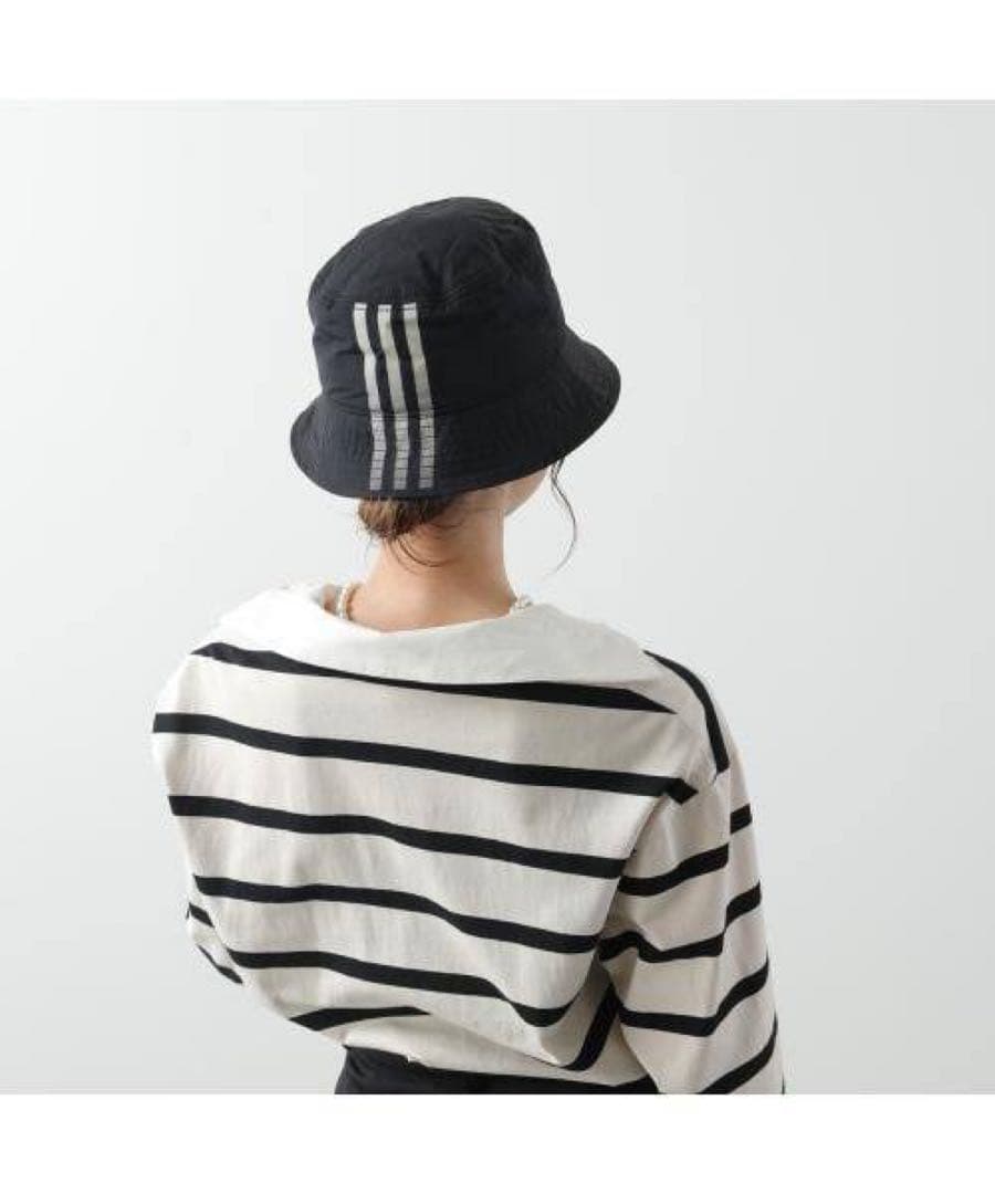 Y-3正規品❗️新品紙タグ付き⭐️STRP B HATストライプバスケットハット