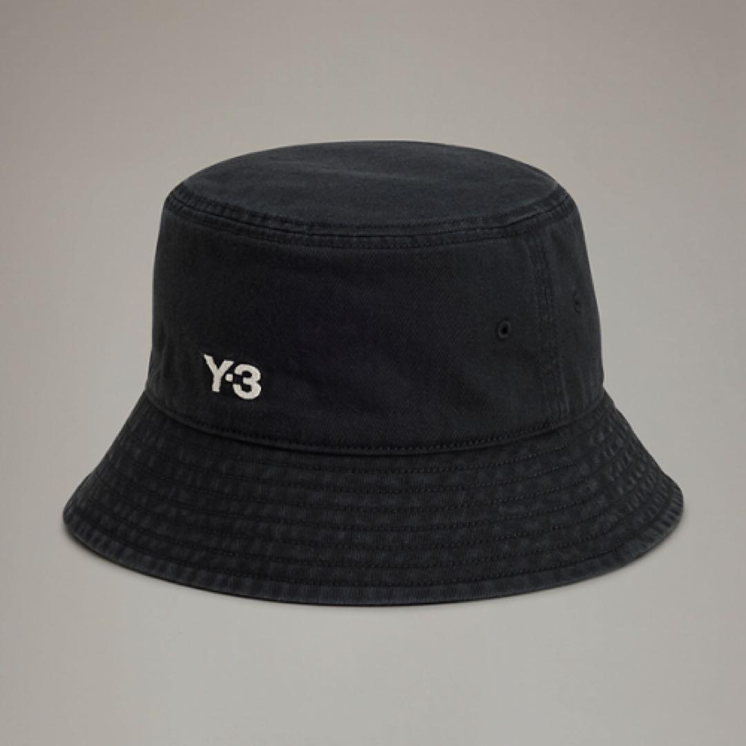 Y-3正規品❗️新品紙タグ付き⭐️STRP B HATストライプバスケットハット