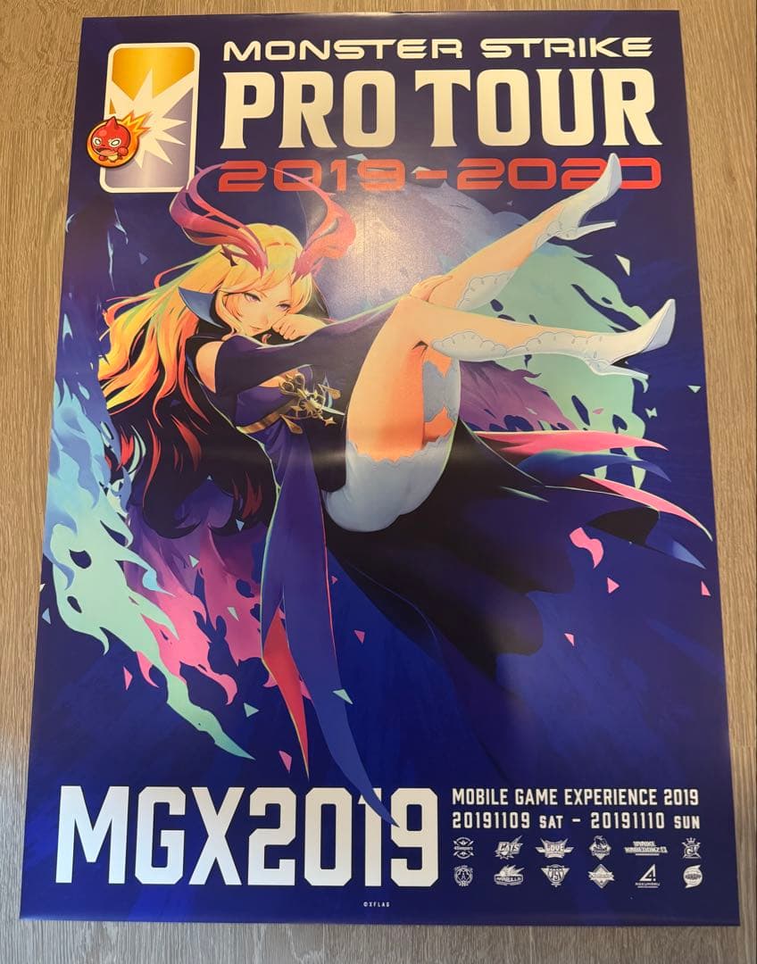 貴重 モンスト ポスター ルシファー MGX 2019 プロツアー
