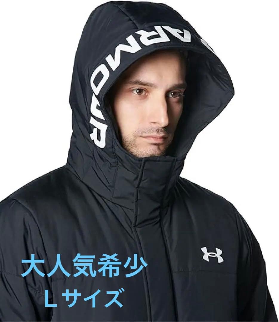 【Hiroto】アンダーアーマー ウーブン UAロゴ ロングベンチコート