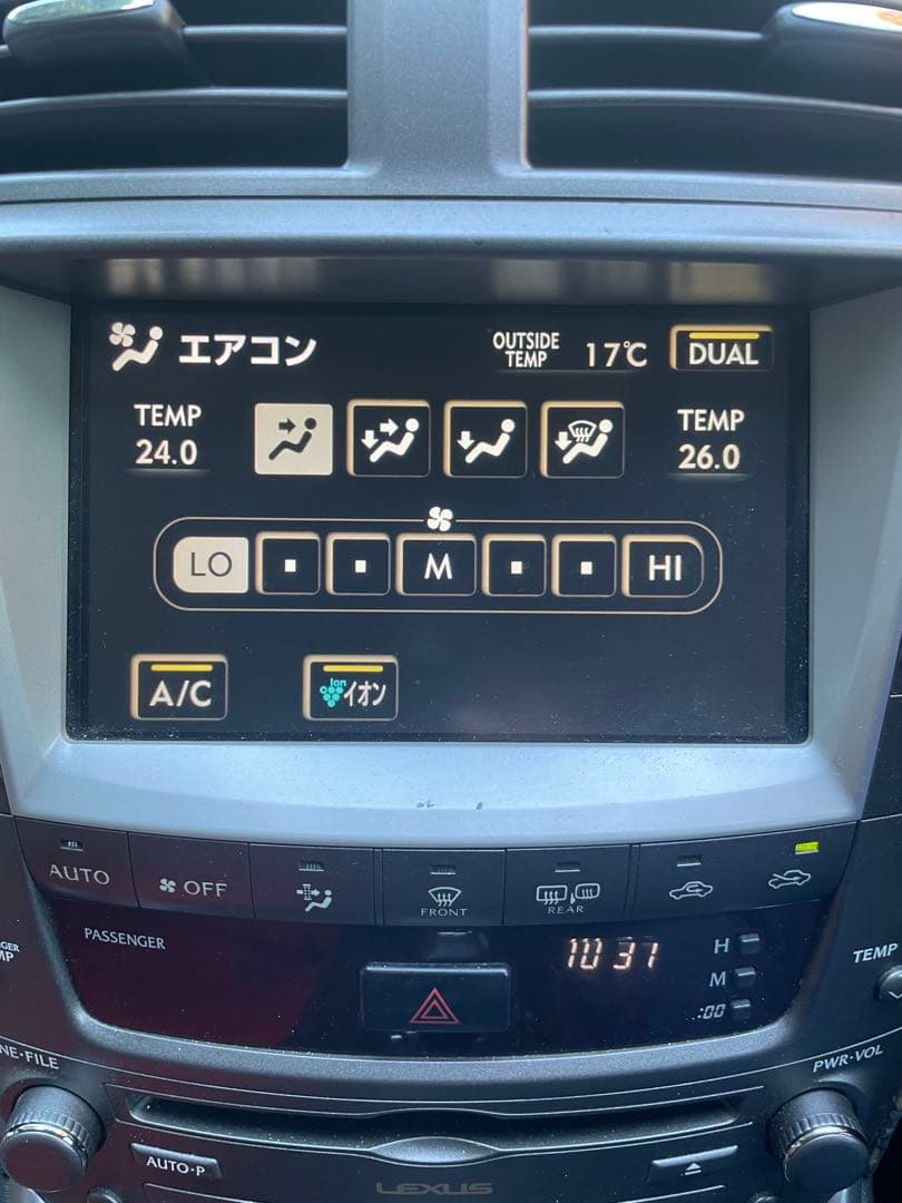 LEXUS GSE20 IS250 純正　ナビ
