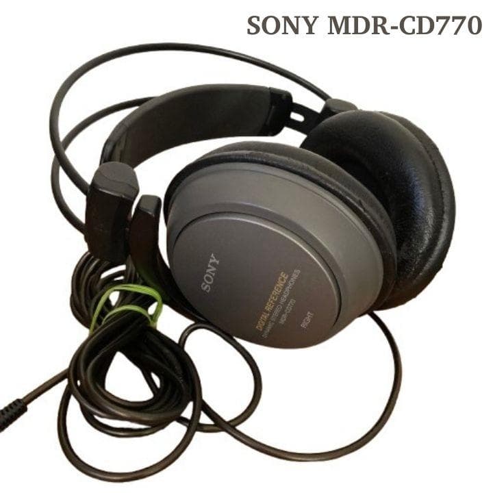 動作確認済み SONY ソニー MDR-CD770 有線ヘッドホン レア