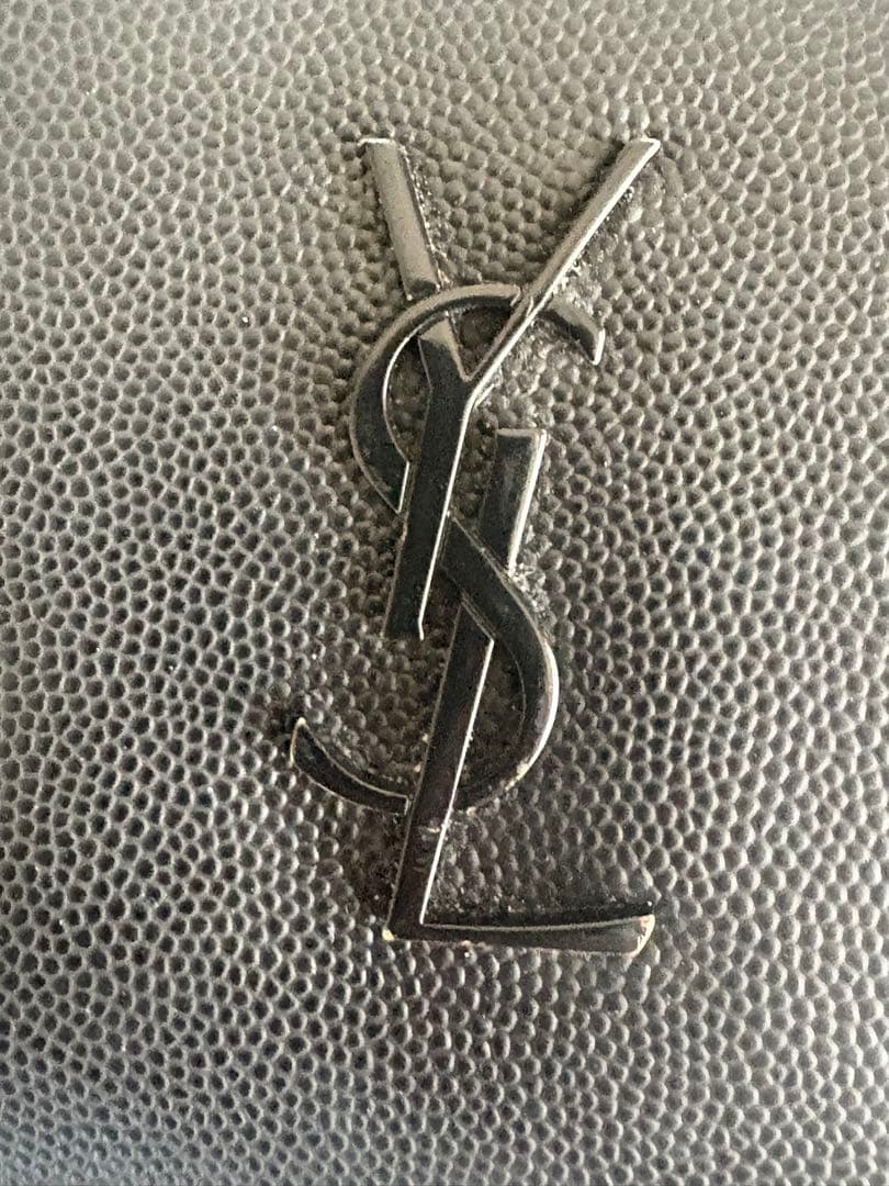 SAINT LAURENT ブラック二つ折り財布+ケース