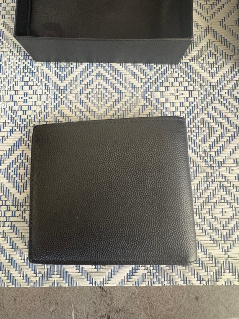 SAINT LAURENT ブラック二つ折り財布+ケース