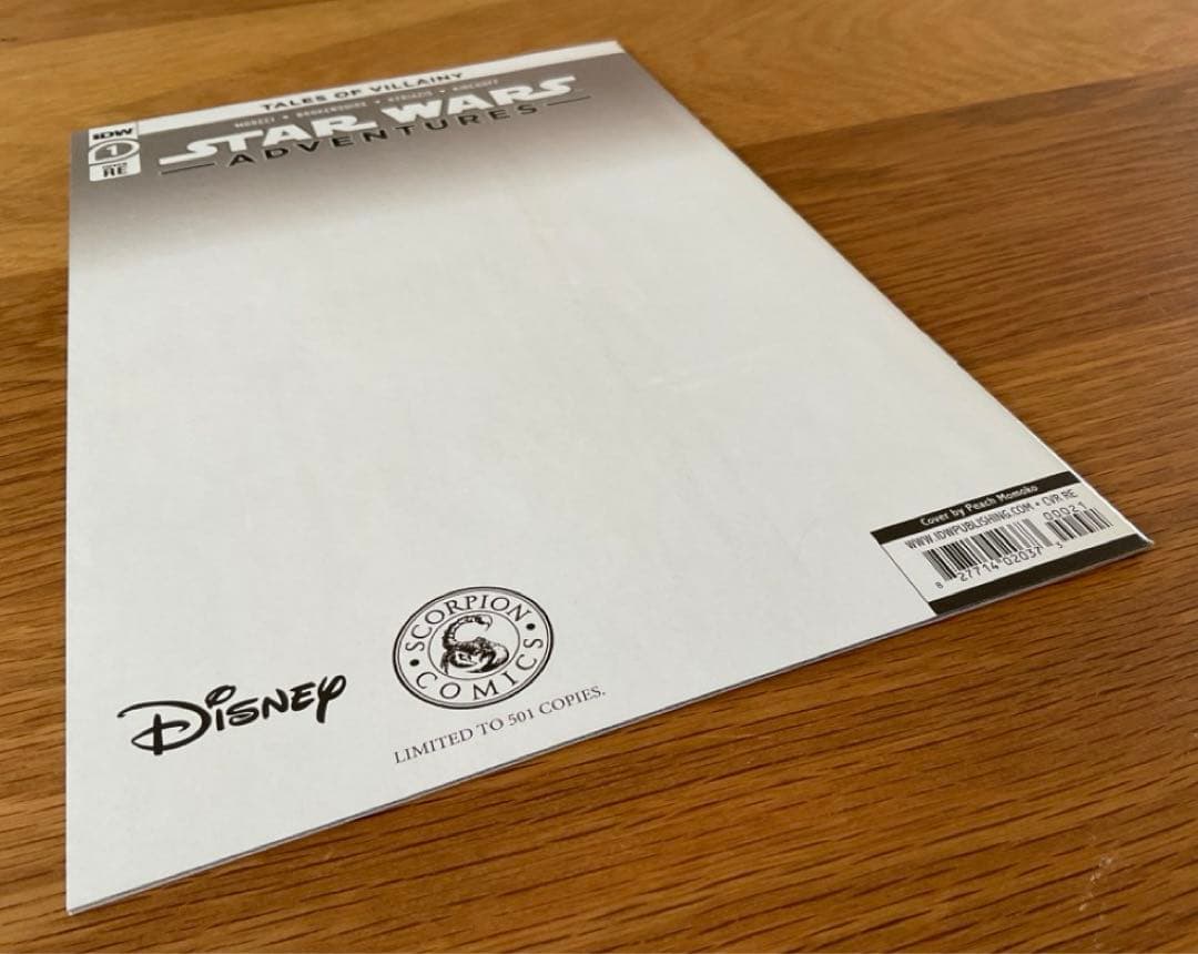 スター・ウォーズ Adventures #1 桃桃子 レア表紙 アメコミリーフ