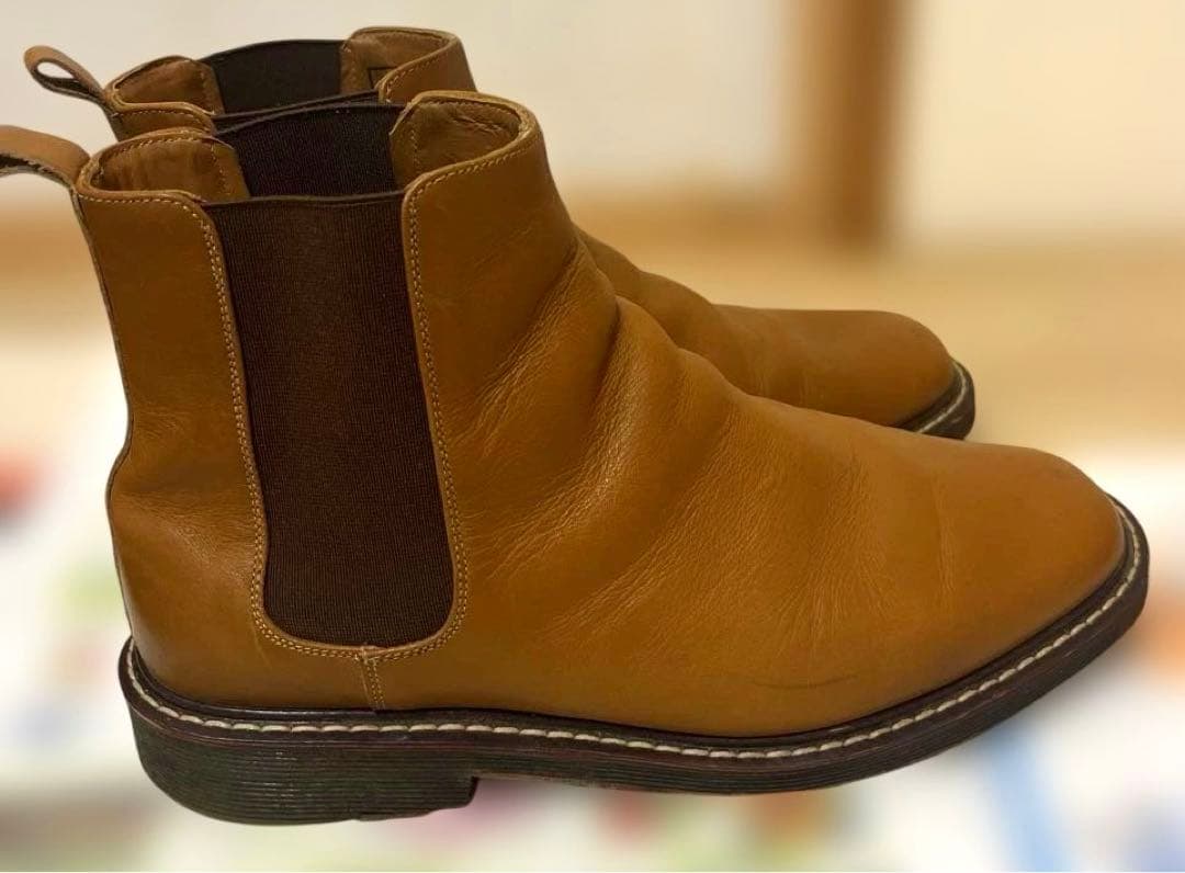 ドクターマーチン　キャメル　レザー サイドゴアブーツ２6cm