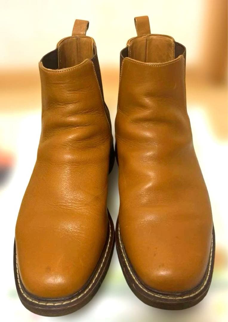 ドクターマーチン　キャメル　レザー サイドゴアブーツ２6cm