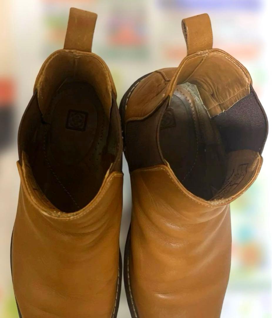 ドクターマーチン　キャメル　レザー サイドゴアブーツ２6cm