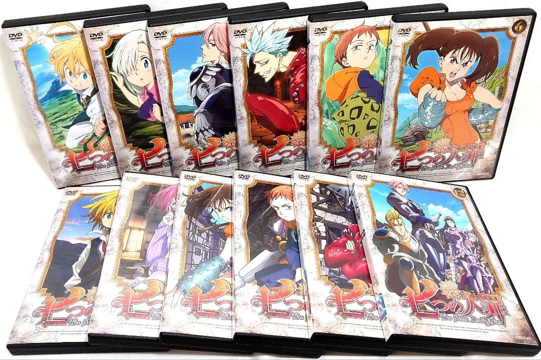 七つの大罪【1期～4期+聖戦の予兆】 DVD 全42巻 セット