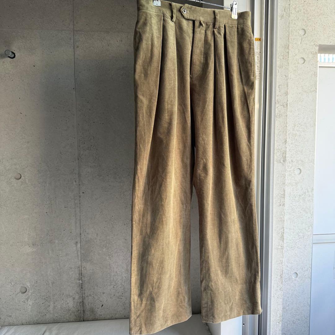 パンツ NEAT two tuck corduroy trousers