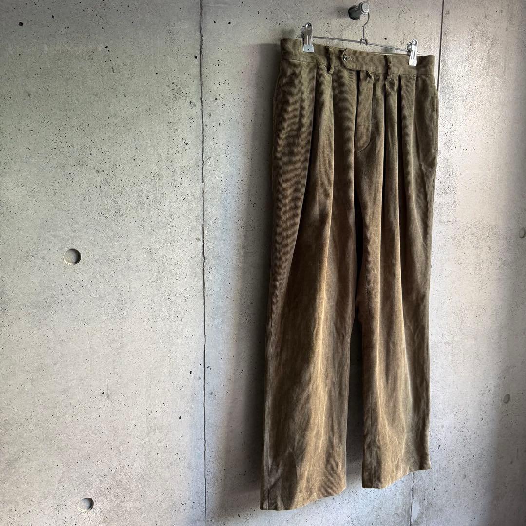 パンツ NEAT two tuck corduroy trousers