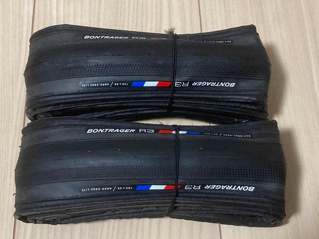 【新品未使用】BONTRAGER R3 700x25C タイヤ、チューブセット