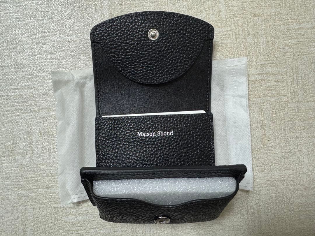 Maison Sbond Amy Black 三つ折り財布