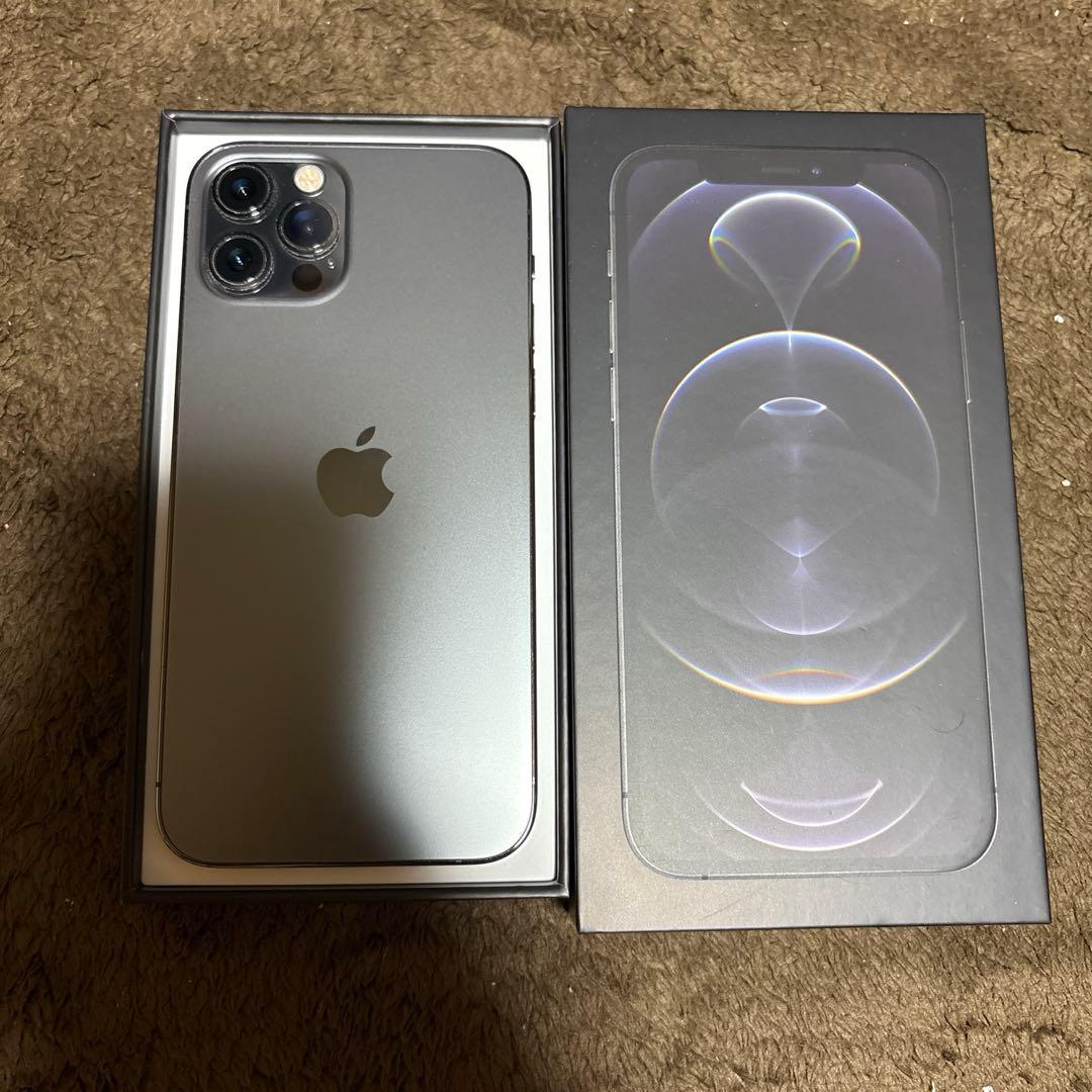 iPhone12pro グラファイト 128ギガ SIMフリー ケース付き