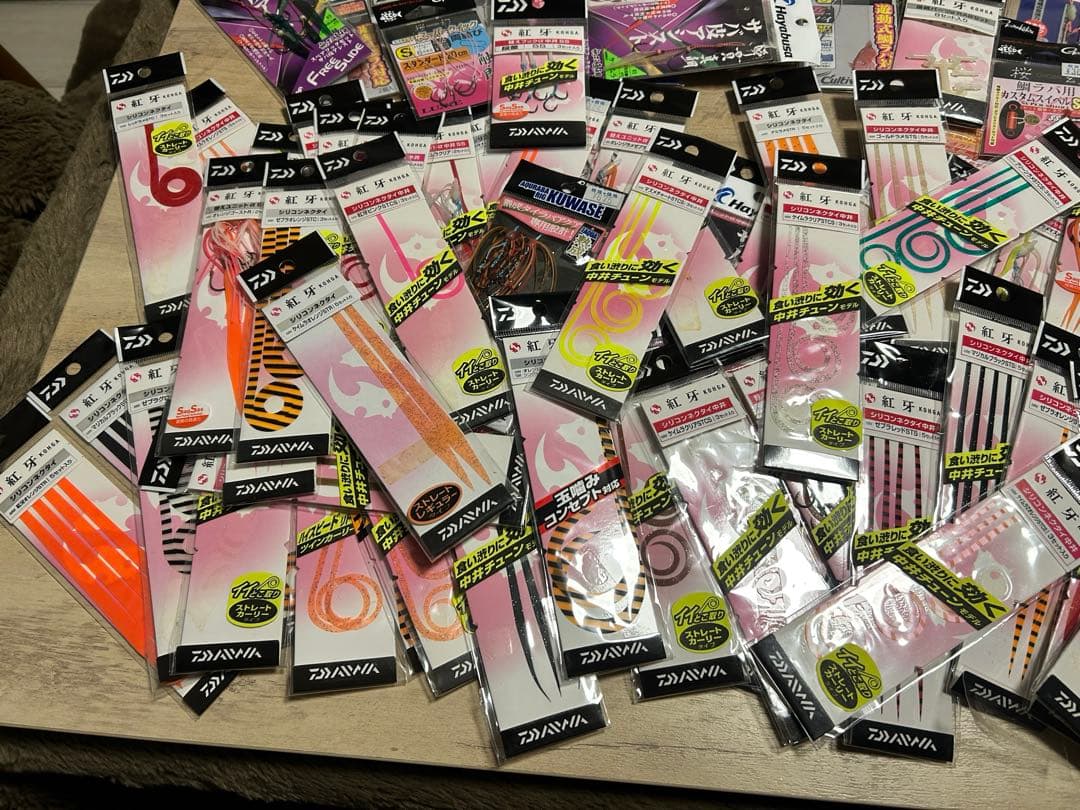 タイラバセット　ネクタイ78個　フック　タイラバ専用ワーム他