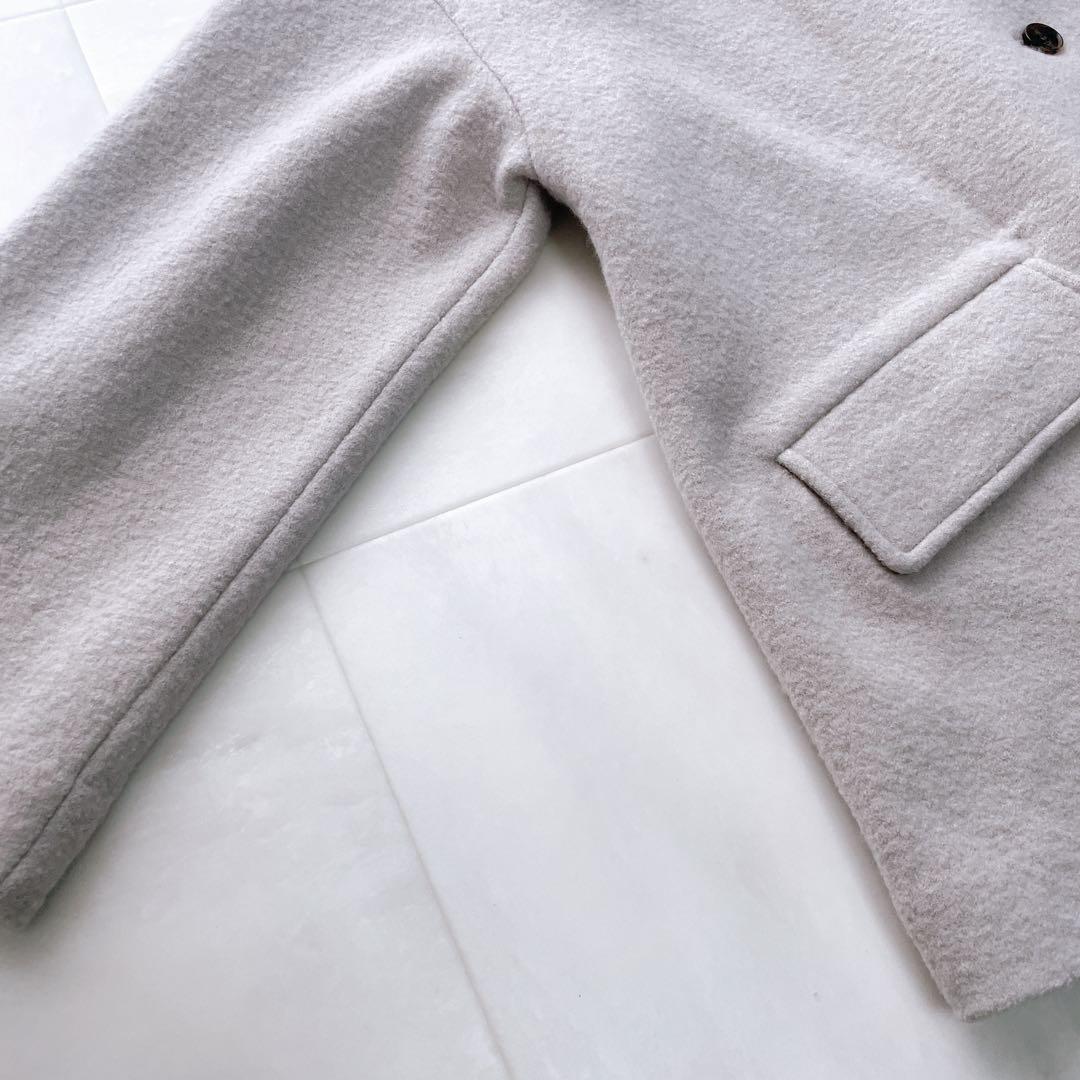 美品✨近年 マッキントッシュ ファインウールニットコート オフホワイト 38