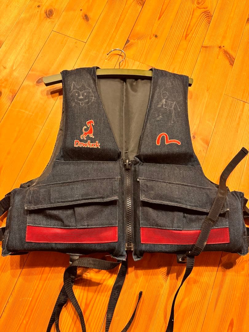 EVISU/道楽ライフジャケット/カスタムワッペン/