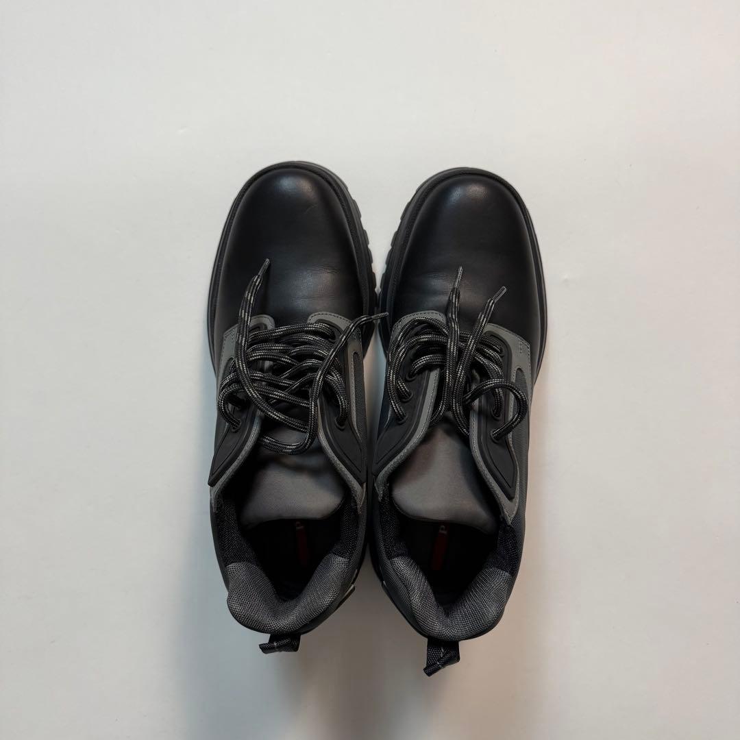 靴 1999FW PRADA SPORT leather work boots
