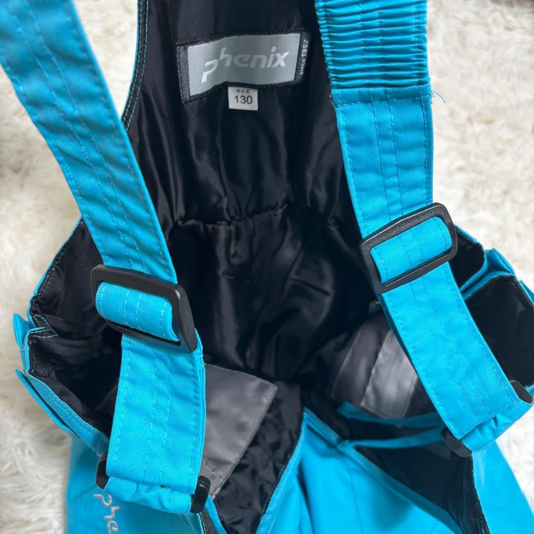 極美品✨フェニックス　セットアップ　スキーウェア　フード脱着可　ハート柄　130