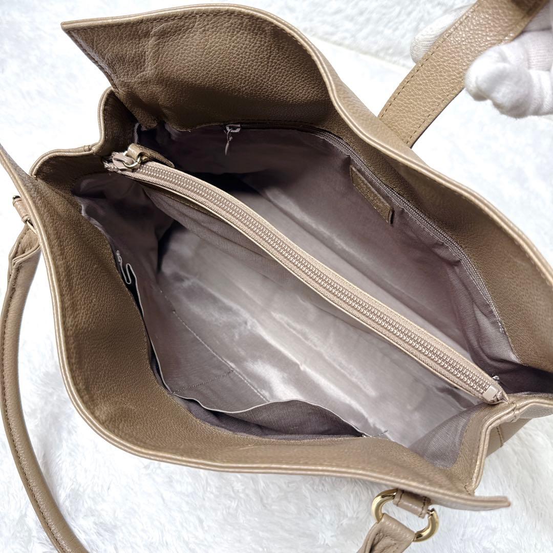 HAMANO ハマノ グレース ディライト トートバッグ A4 ブラウン 濱野