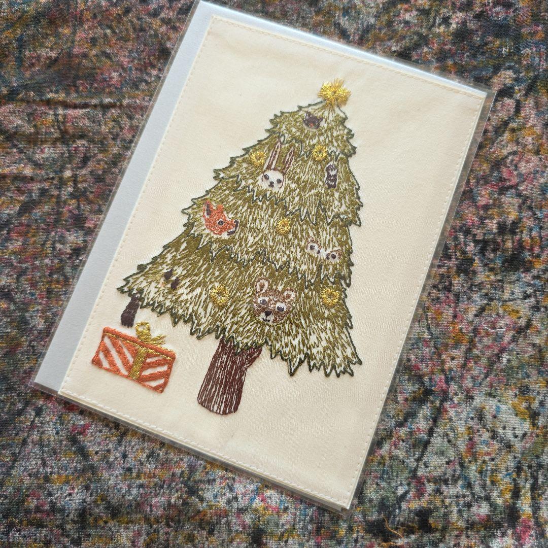 CORAL&TUSK　　 ティータオル+刺繍カード 2点セット