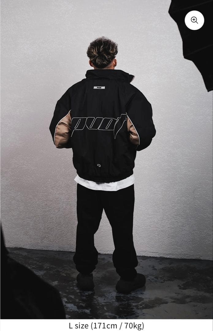 【XL】PVOT CREW STADIUM JACKET BLACK/BEIGE