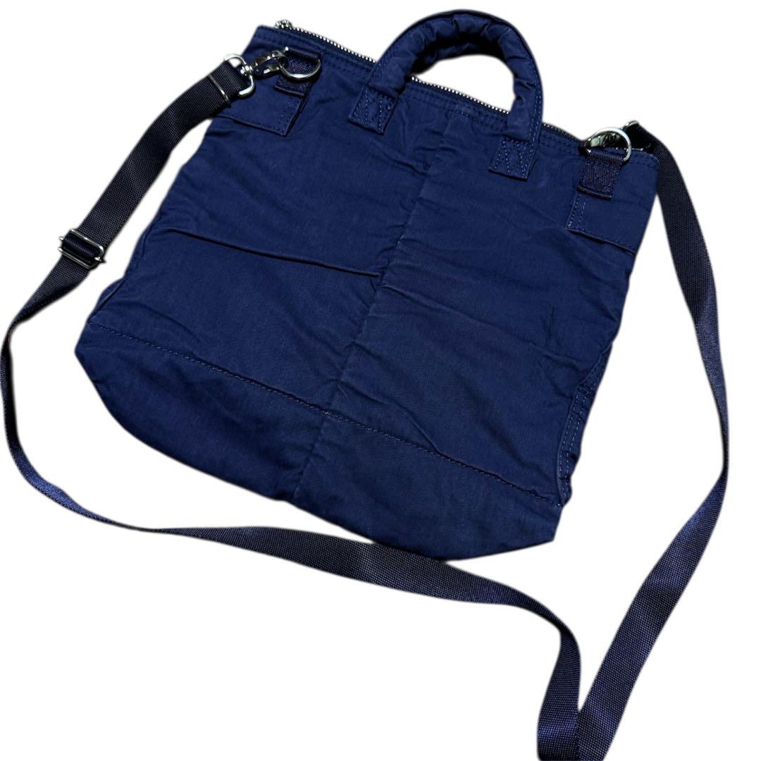 【廃盤】ポーターガール 2WAY ショルダー 吉田カバン ネイビー　ヘルメット