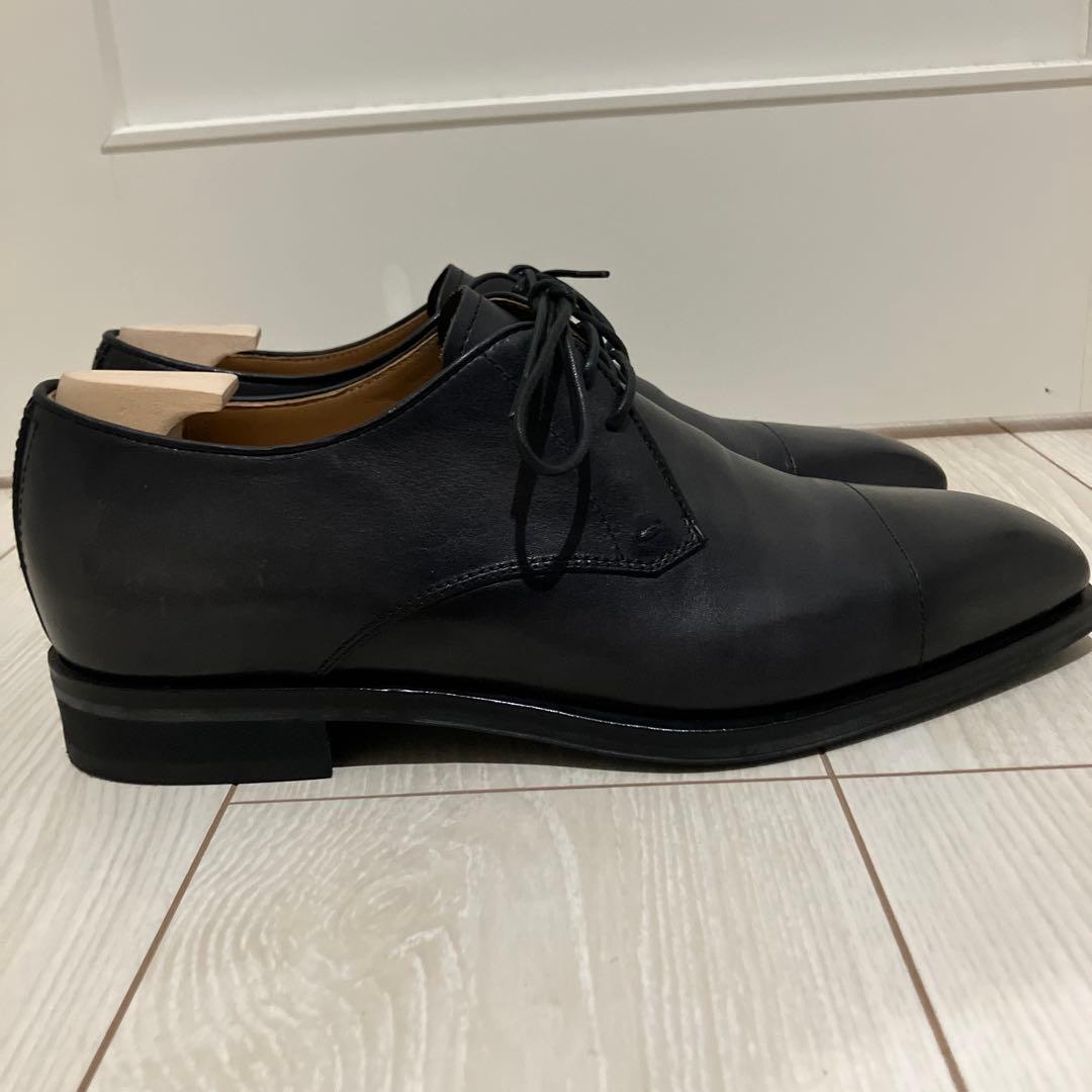 美品！ベルルッティ　レザーダービー　ブラック　　シューツリーとBOX付き